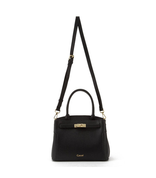 Cartera Mujer Dos Asas Pequeña Negro