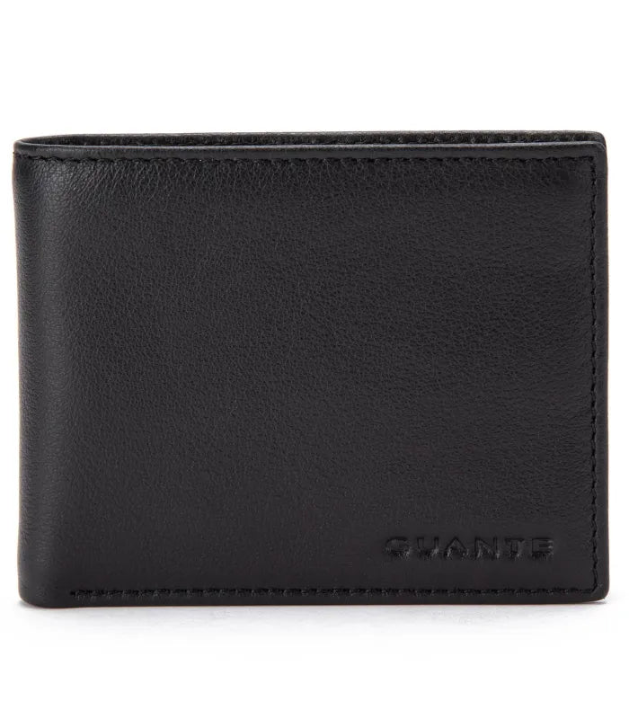 Billetera Hombre Con Flap Negro