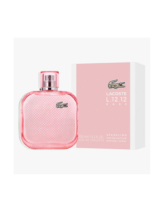 Perfume Mujer Lacoste L.12.12 Rose Sparkling Edt 100ml