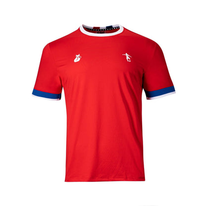 Polera Hombre Chile Matif+14 Lehinde XL Rojo & Blanco