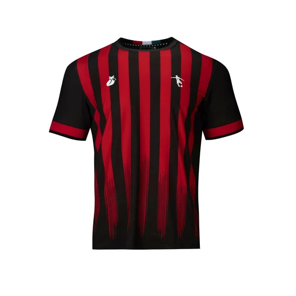Polera Hombre Italia Matif+14 Lehinde L Negro & Rojo