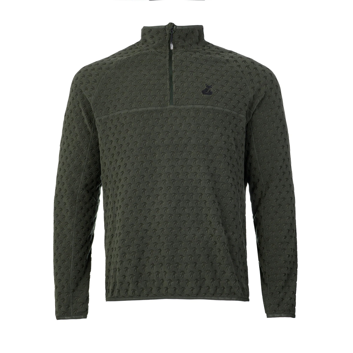 Poleron Hombre Micropolar Fox Temel XXL Verde Oliva