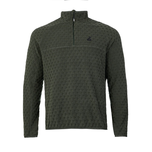 Poleron Hombre Micropolar Fox Temel XXL Verde Oliva