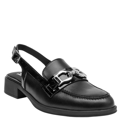 Zapato Mujer Cuero Negro