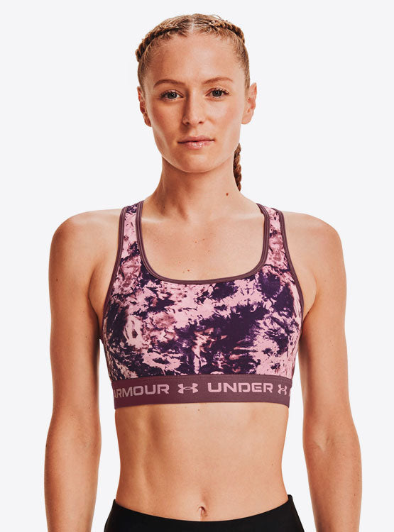 Polera Mujer Sostén Deportivo Mid Crossback Heather Pink