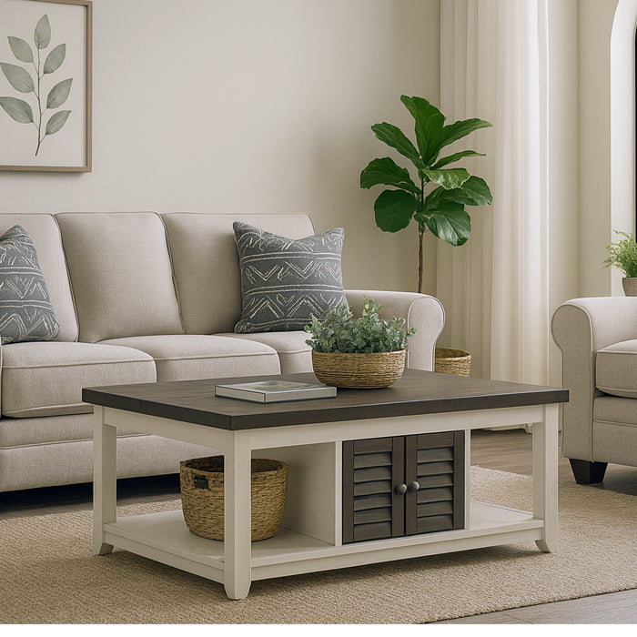 Mesa Centro Vermont White