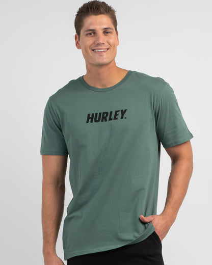 Polera Hombre Hurley Logo Verde