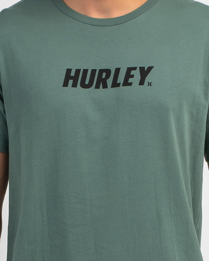 Polera Hombre Hurley Logo Verde