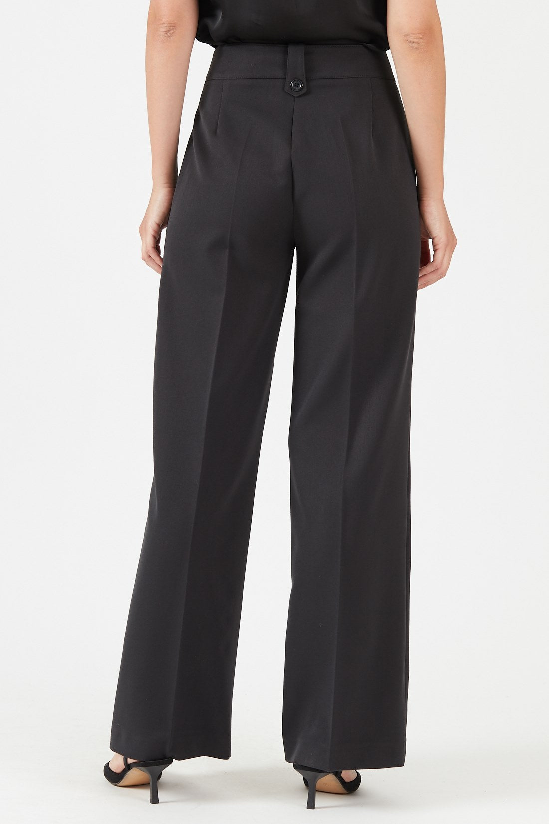 Pantalón Mujer Wide Leg Negro