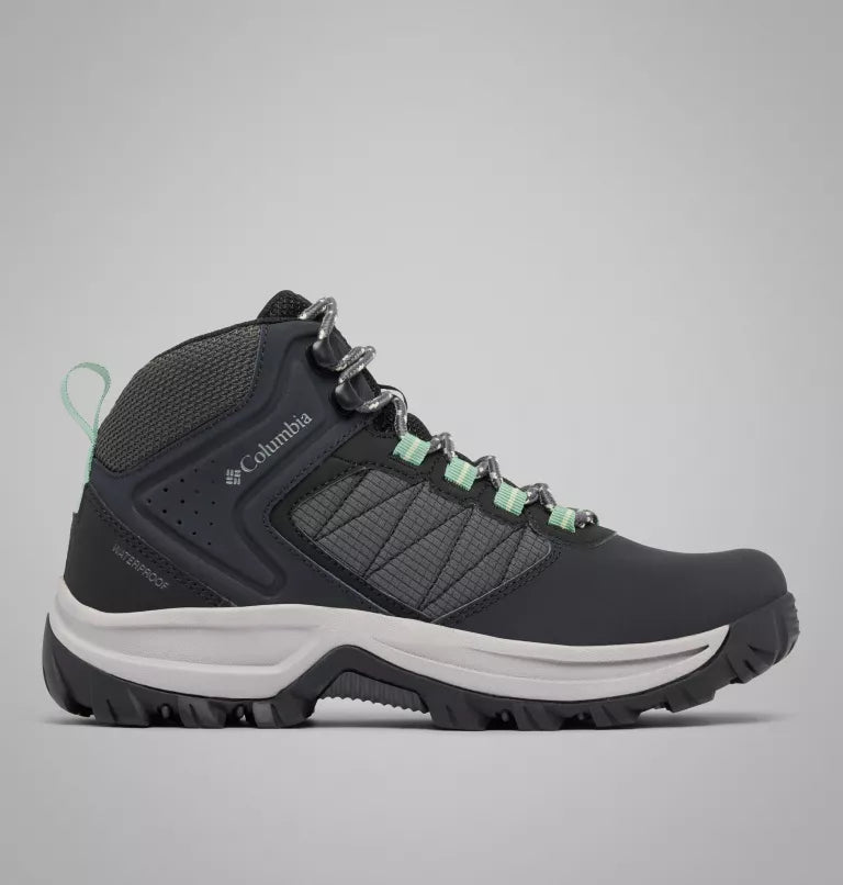 Zapatilla Mujer Impermeable de senderismo Transverse Negra
