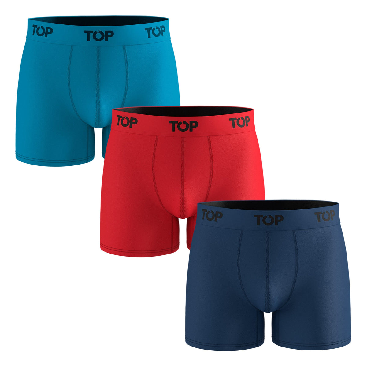 Tripack Boxer Medio Hombre Algodón C12