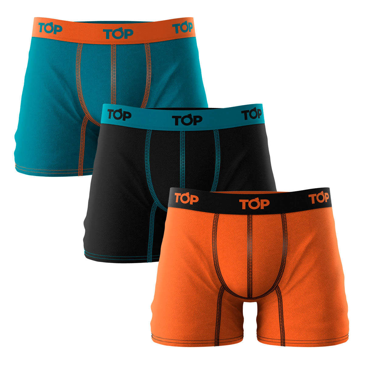 Tripack Bóxer Medio Hombre Microfibra C9