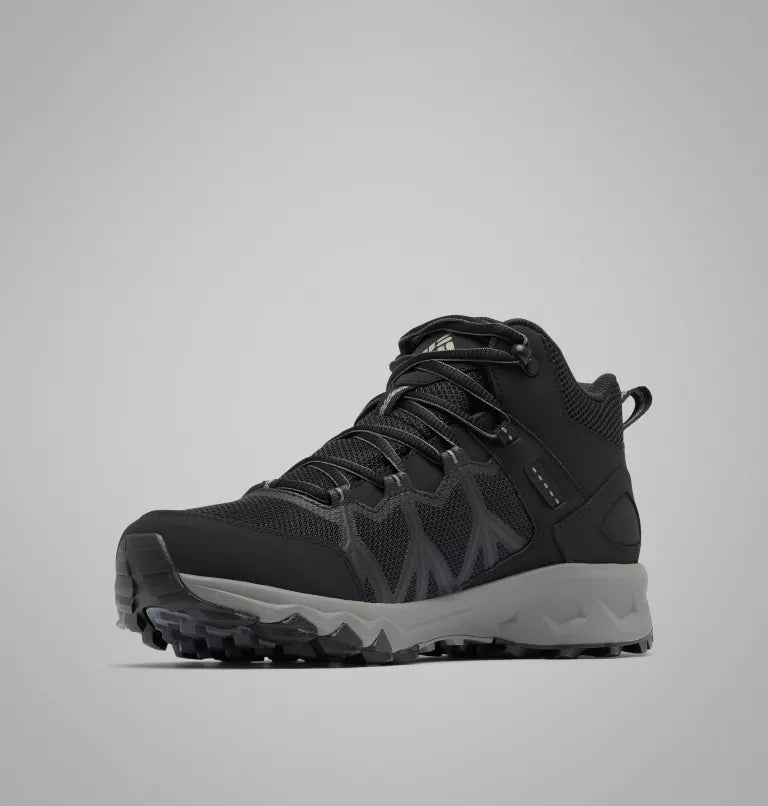 zapatilla-hombre-senderismo-media-caña-peakfreak-ii-outdry-black