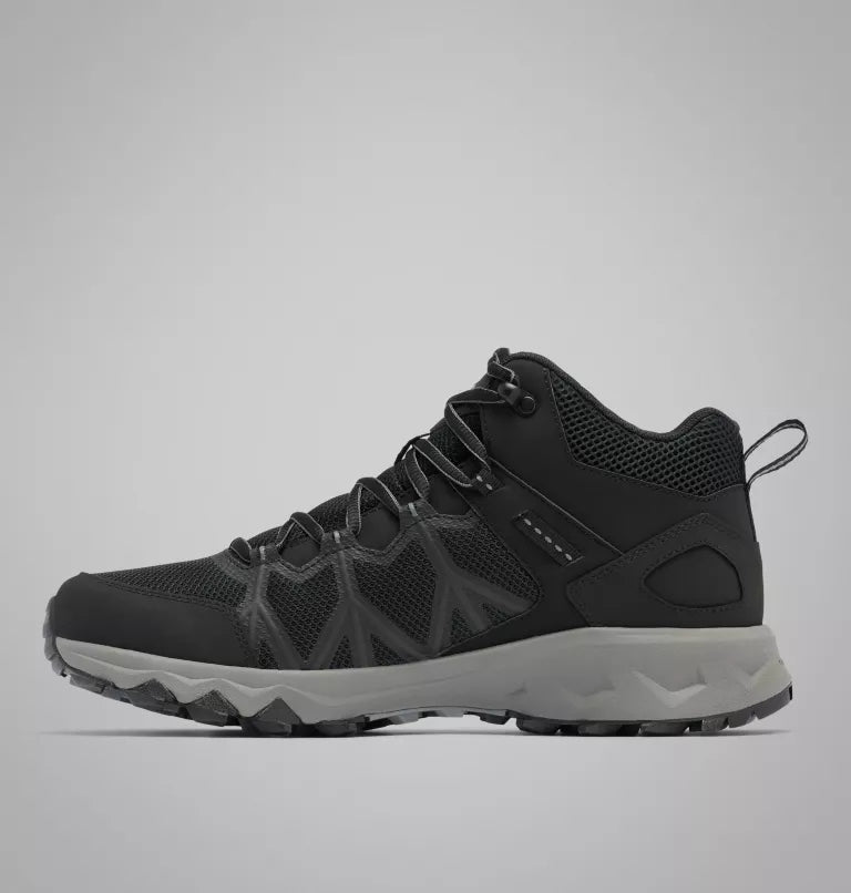 zapatilla-hombre-senderismo-media-caña-peakfreak-ii-outdry-black
