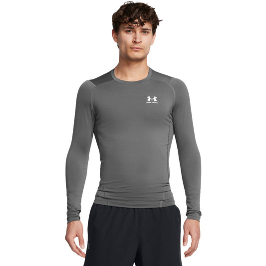 Primera Capa Hombre Manga Larga Heatgear Gris