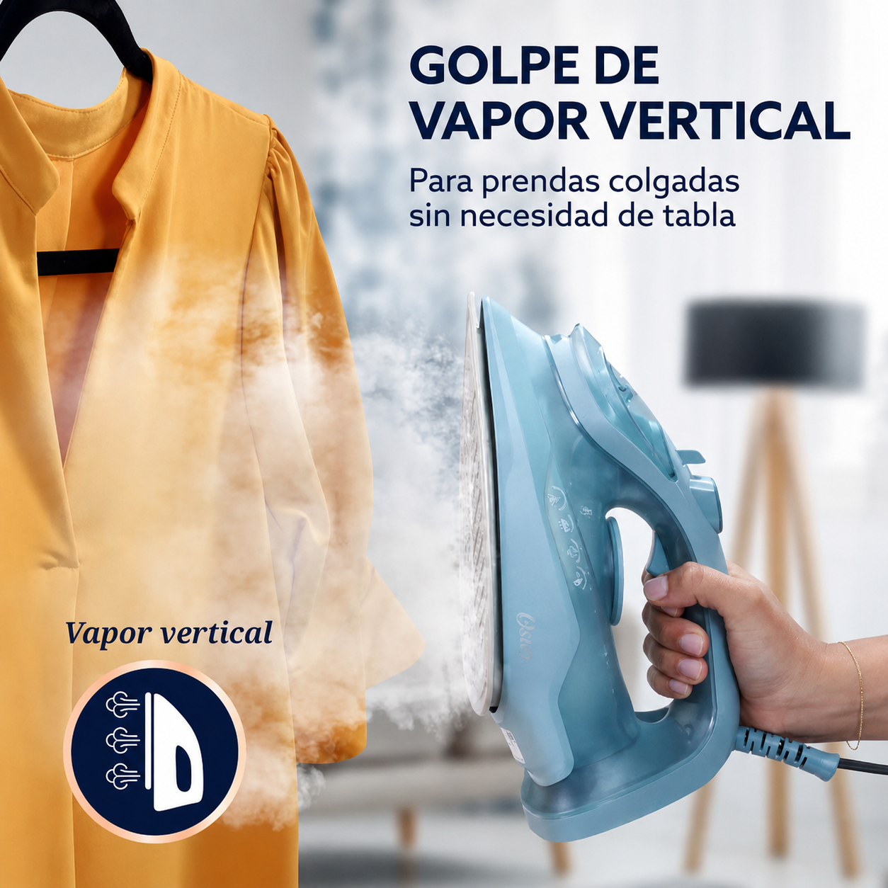 Plancha a Vapor Oster S7000 Ceramica Golpe 180g 1600W Verde