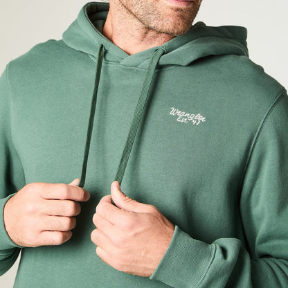 Polerón Hombre con Gorro Verde