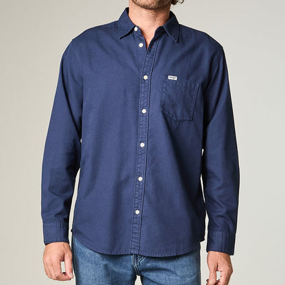 Camisa Hombre Manga Larga Indigo