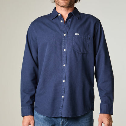 Camisa Hombre Manga Larga Indigo