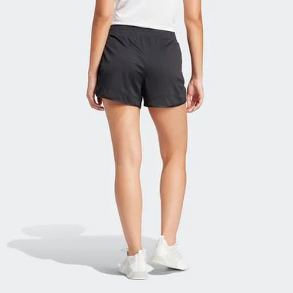 Shorts Mujer Pacer Essentials Tejidos Tiro Alto Negro