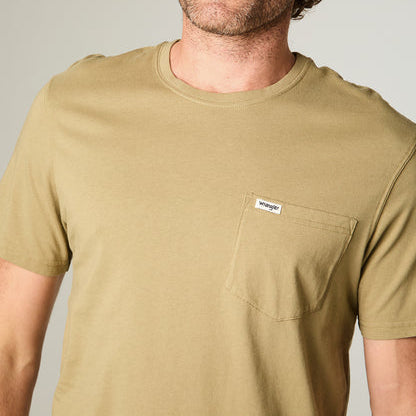 Polera Hombre Manga Corta Algodón Verde Gre