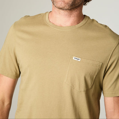 Polera Hombre Manga Corta Algodón Verde Gre