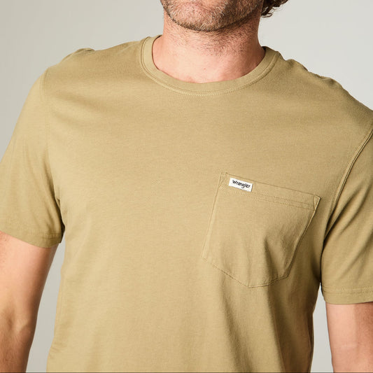 Polera Hombre Manga Corta Algodón Verde Gre