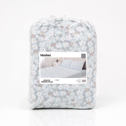 Sabana Polar Estampada Celeste