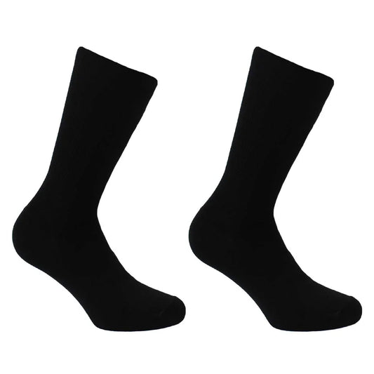 calcetines-hombre-2-pares-bamboo-largo-americano-puño-suave-negro