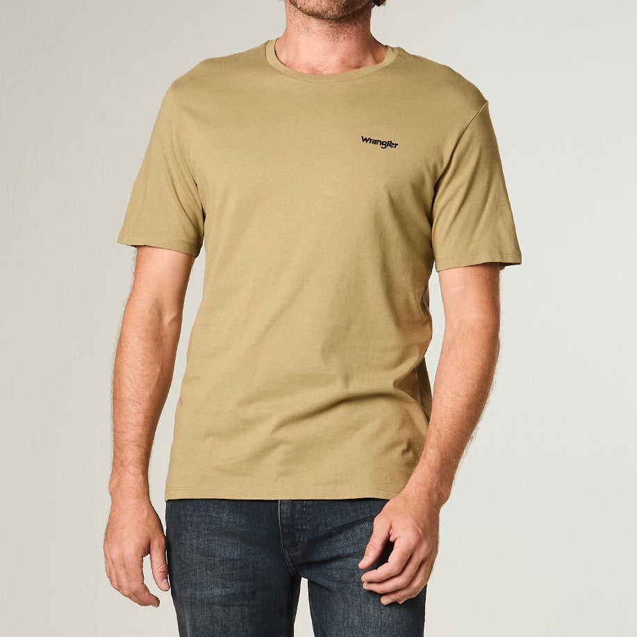 Polera Hombre Manga Corta Graphic Algodón Aloe