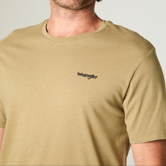 Polera Hombre Manga Corta Graphic Algodón Aloe