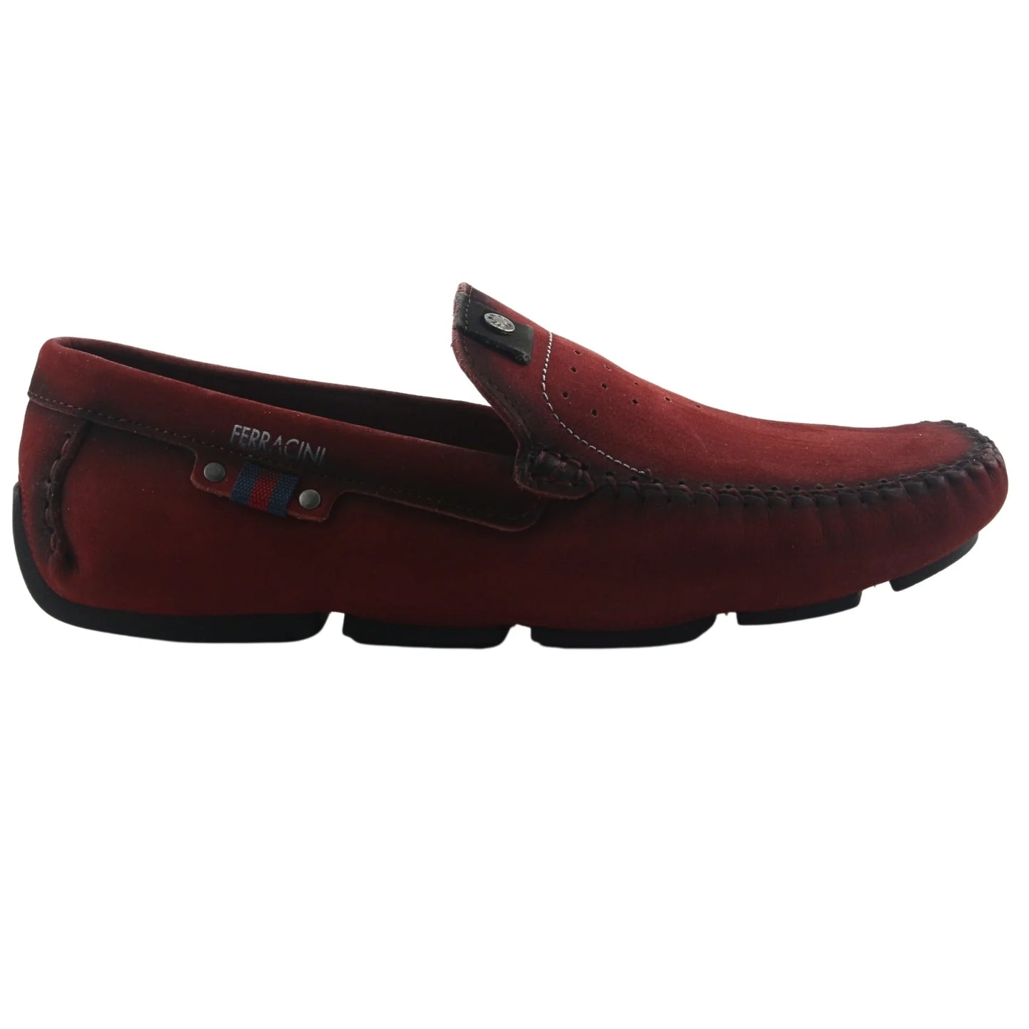 Mocasin Hombre Mali Burdeo Casual Ferracini