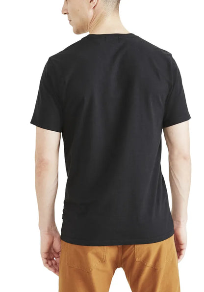 Polera Hombre Crewneck Slim Fit Negra