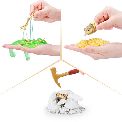 Mini Huevo Robo Alive Con Fosil De Dinosaurio