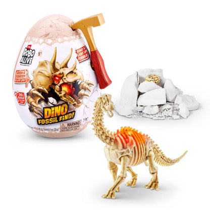 Mini Huevo Robo Alive Con Fosil De Dinosaurio
