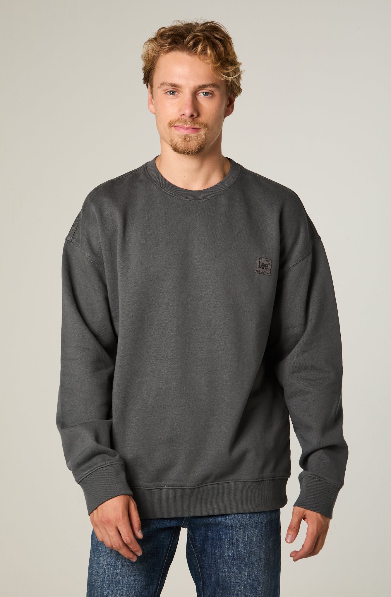 Poleron Hombre Regular Label Marengo