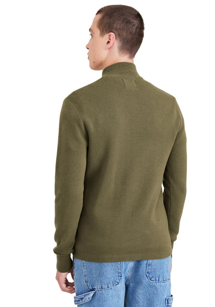 Sweater Hombre Quarter Zip Regular Fit Verde