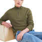 Sweater Hombre Quarter Zip Regular Fit Verde