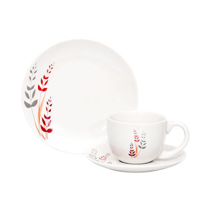 Vajilla Porcelana Doral  12 Piezas Sofia