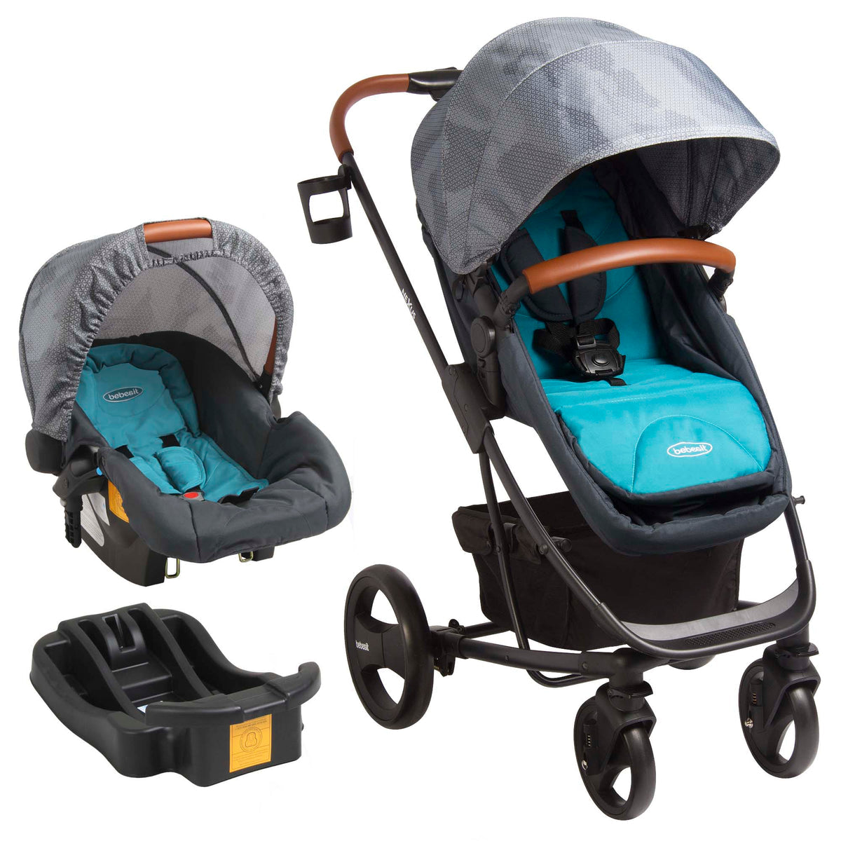 Coche Cuna Travel Nexus Turquesa