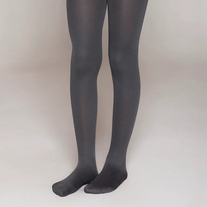 Ballerina Niña Escolar Elasticada Gris