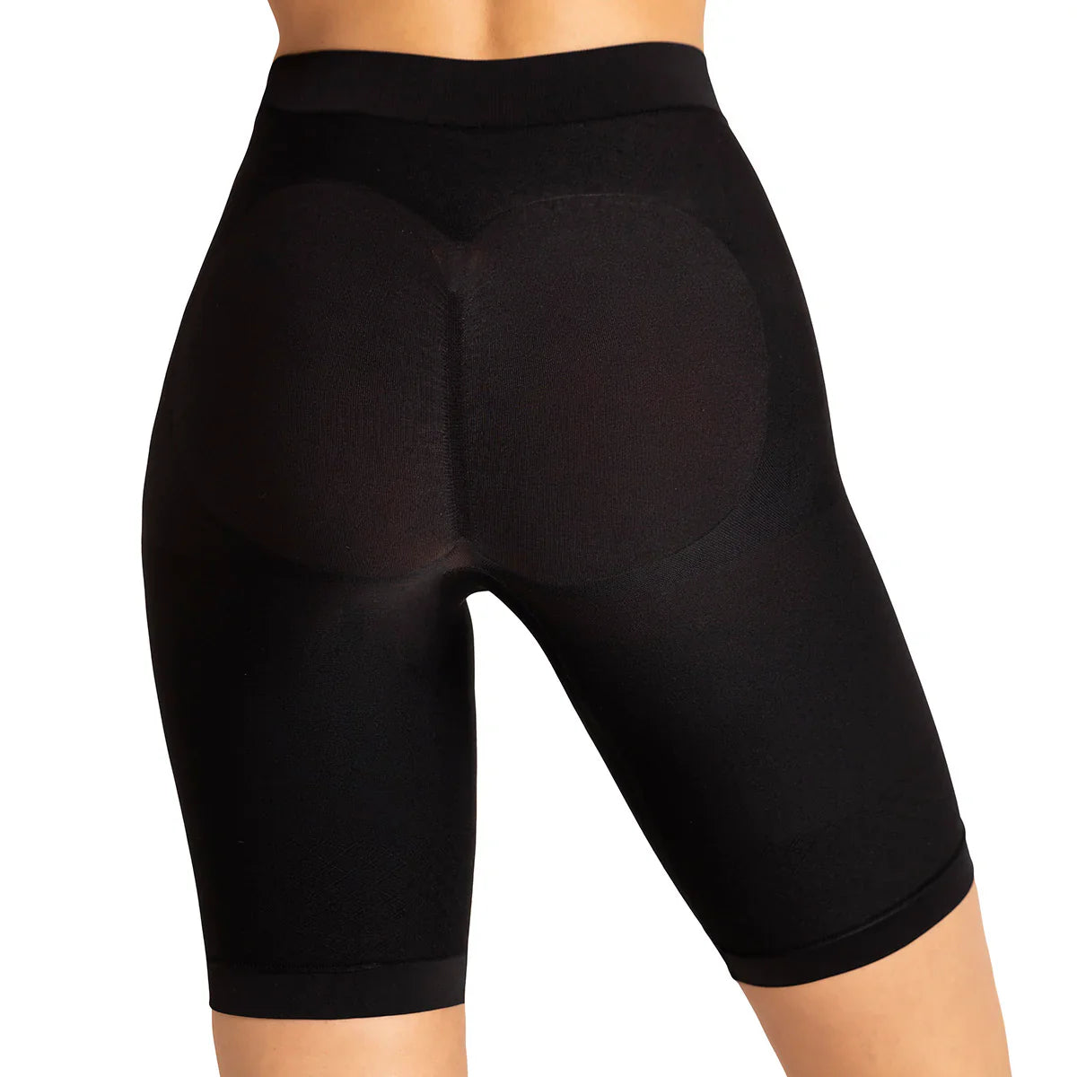 Bermuda Mujer Control Push Up Negro