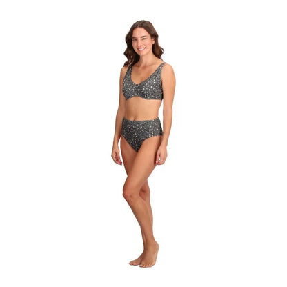 Bikini Mujer Modelante Gris Acero