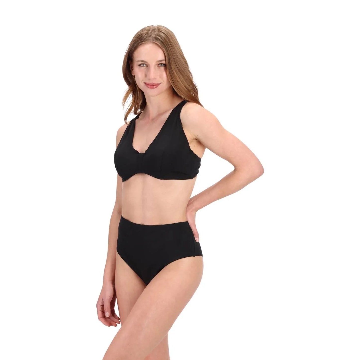 Bikini Mujer Modelante Negro