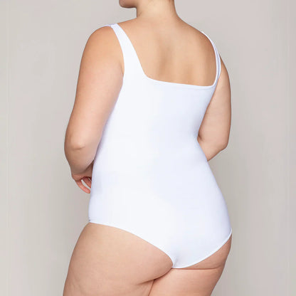 Body Regata Escote Cuadrado Blanco