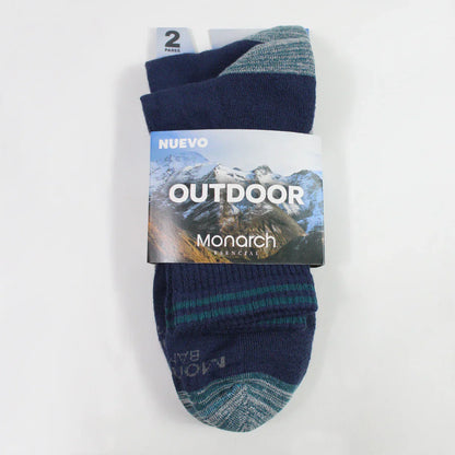Calcetin Hombre Outdoor Bamboo + Coolmax 2 Pares 2/4 Azul