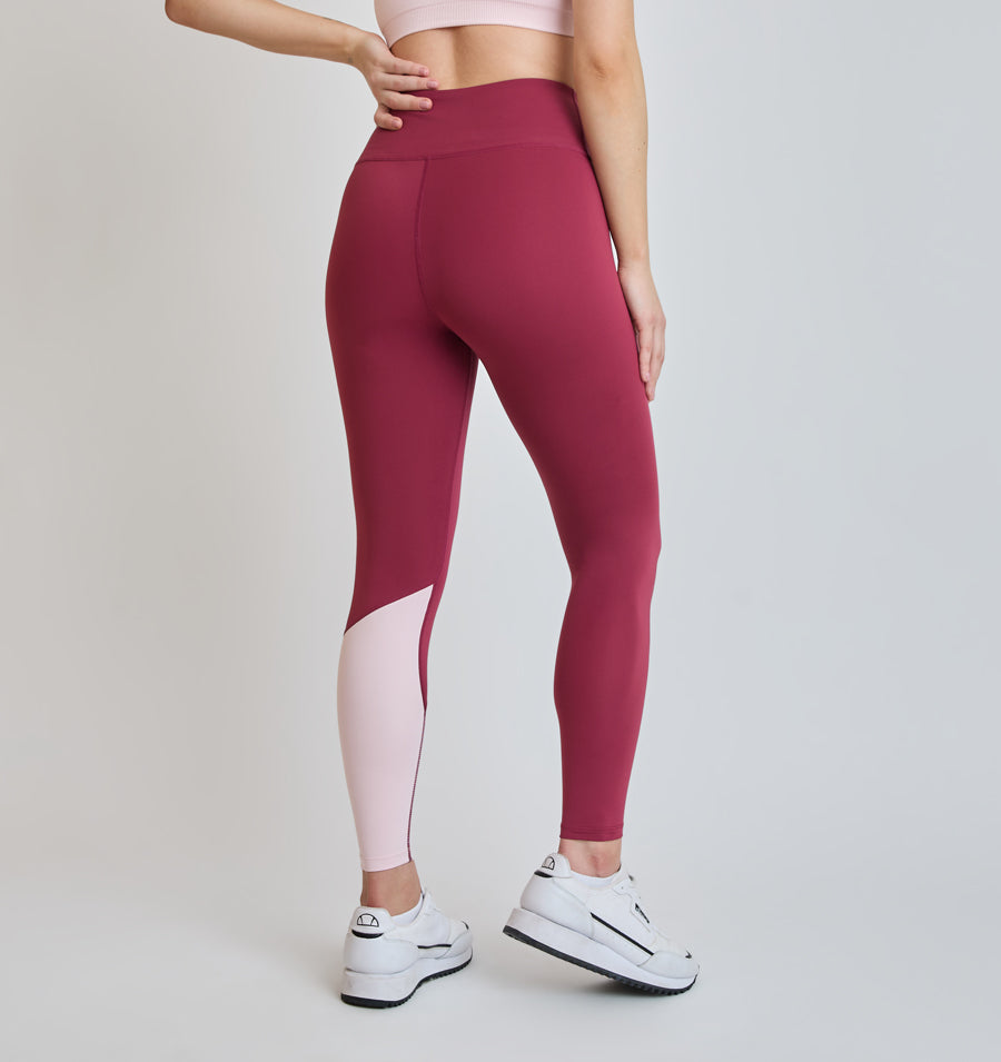 Calza Mujer Deportiva Solange 2 Burdeo