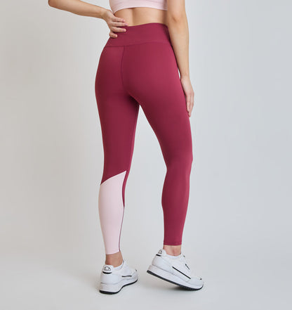 Calza Mujer Deportiva Solange 2 Burdeo