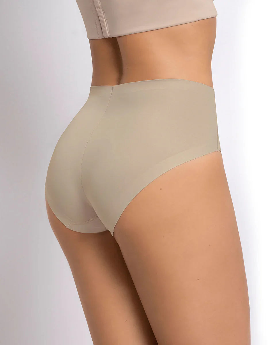 Calzón Mujer Clásico De Control Moderado Café Claro