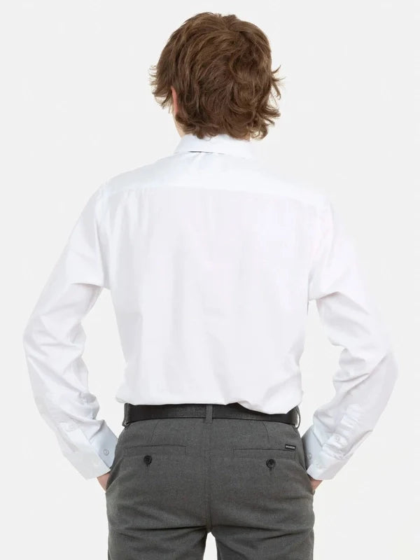 Camisa Niño Escolar Opal 5E111M-C Blanca